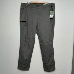 REI Co Op Trailmade Hiking Pants 42x32 Gray Outdoor Cargo Nylon Stretch NWT